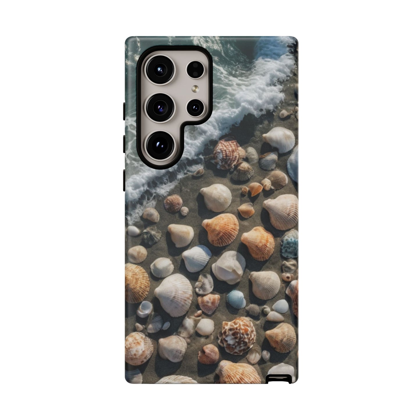 She Sells Sea Shells Custom Phone Case for Samsung Galaxy S10–S10 Plus, S20–S20 Ultra, S21, S22, S23, S24 Ultra - Designed by Thalia