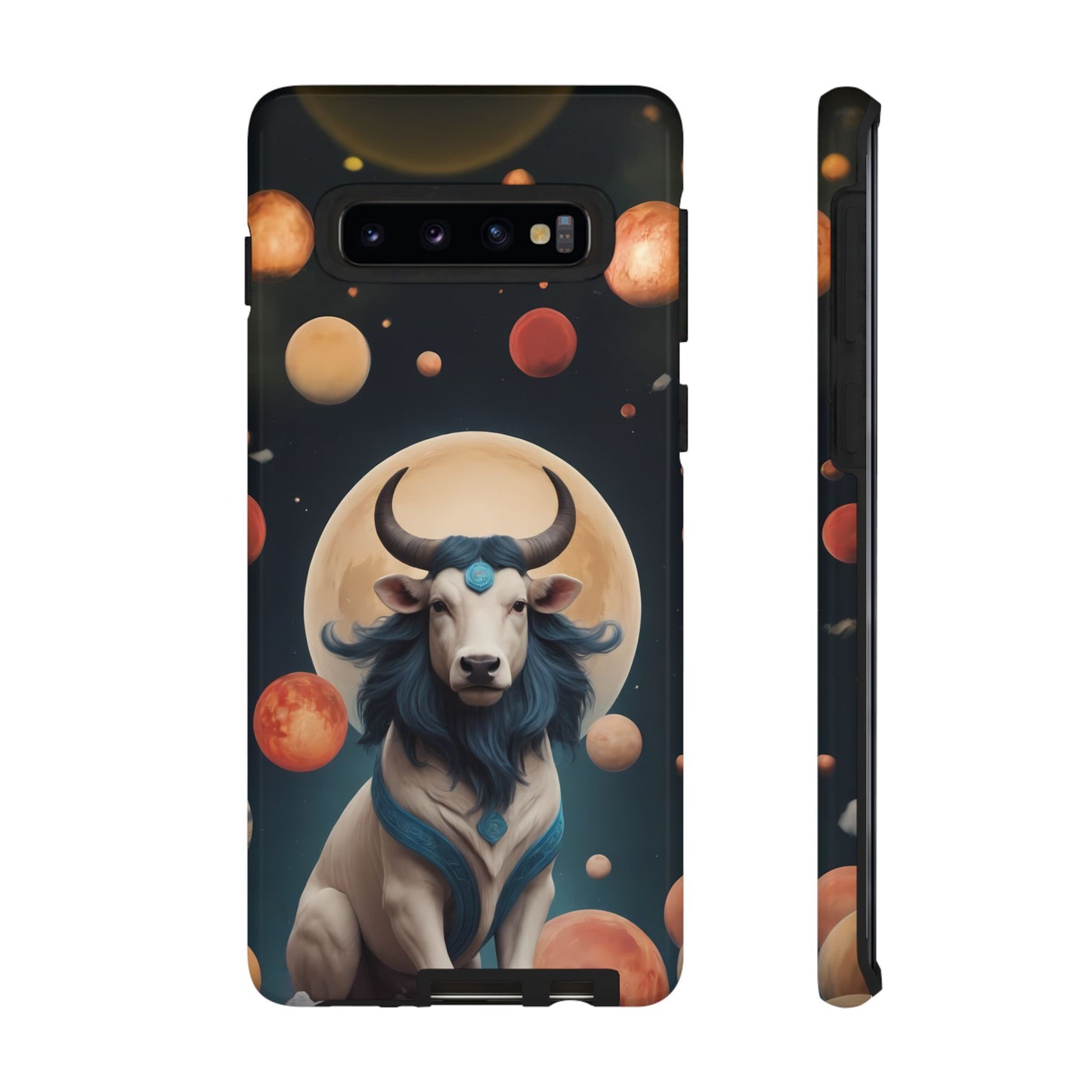 Chinese Zodiac Ox Custom Phone Case for Samsung Galaxy S10–S24 - Designed by Thalia