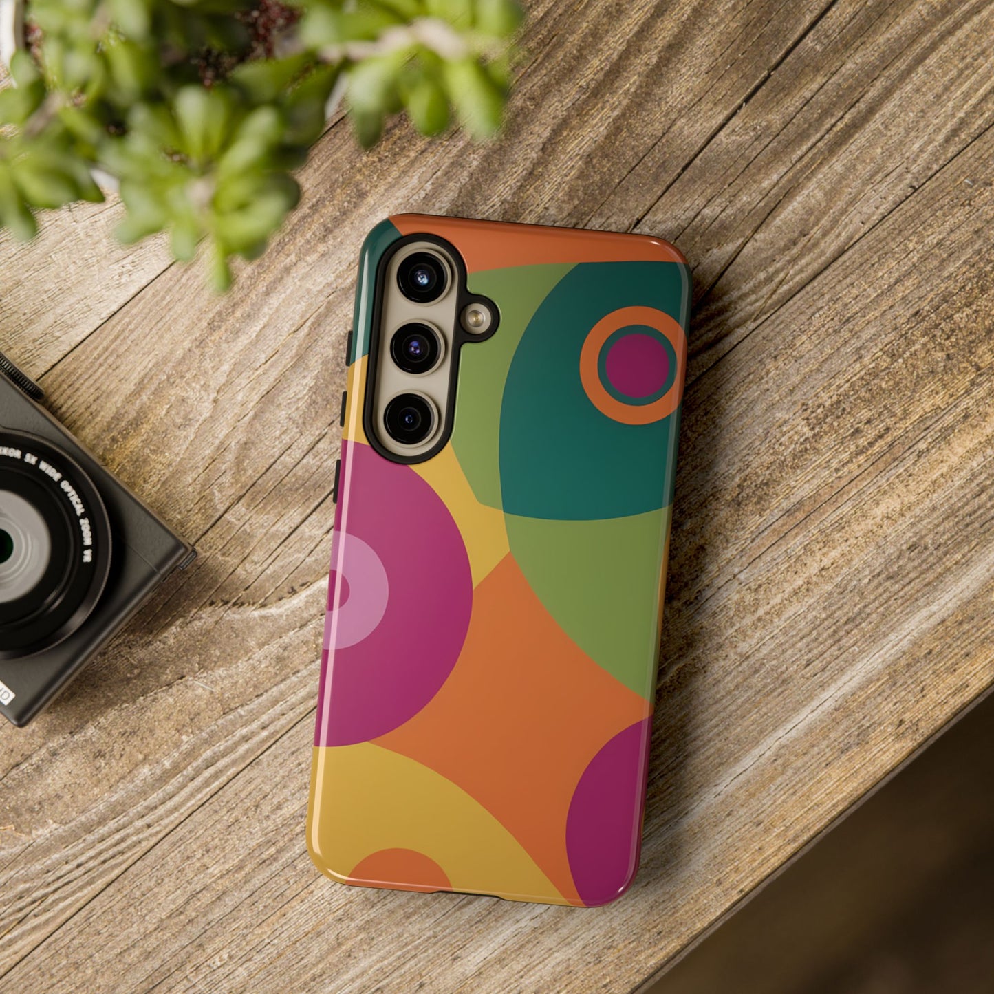 60s Retro Phone Case for iPhone 8–16 Pro Max, Pixel 5–8 Pro, Galaxy S10–S24 Ultra - Designed by Thalia