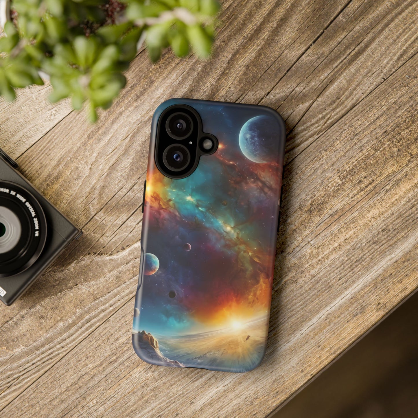 Cosmic Voyage Phone Case for iPhone 8–16 Pro Max, Pixel 5–8 Pro, Galaxy S10–S24 Ultra - Designed by Thalia