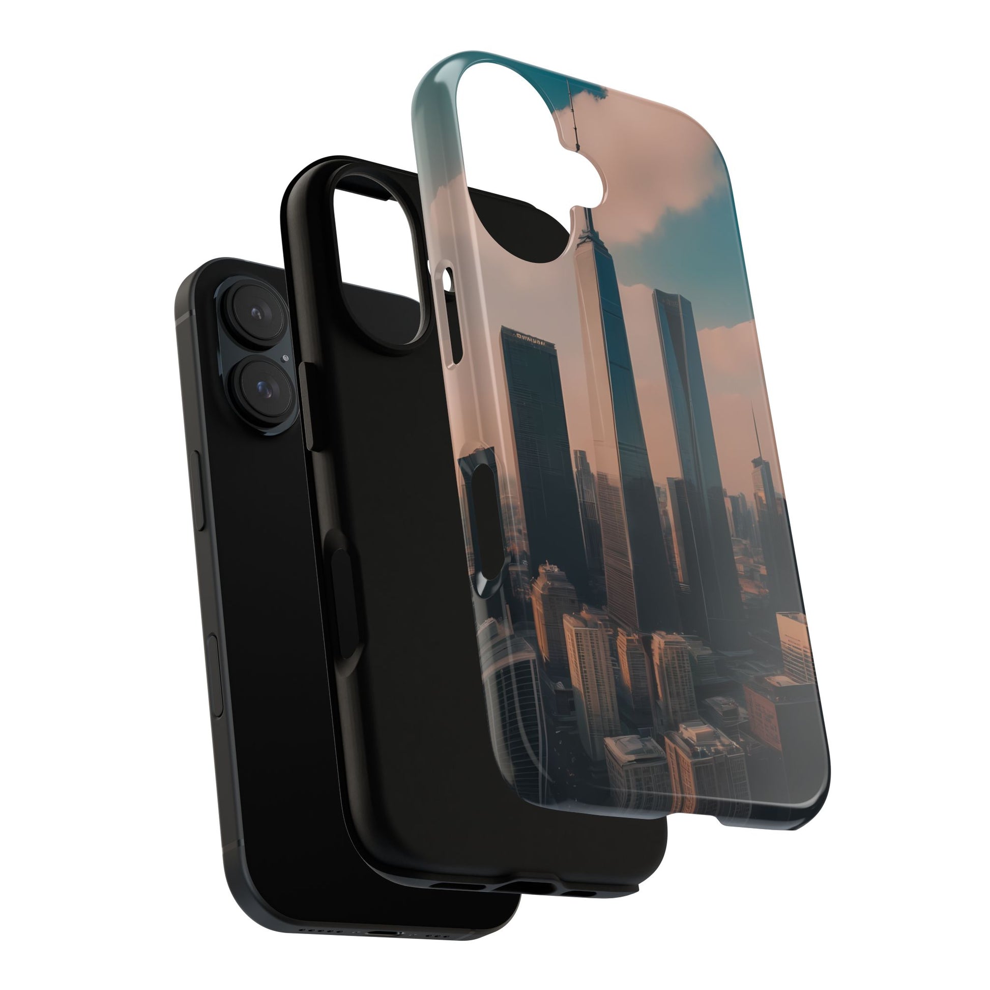 City Skylines Phone Case for iPhone 8–16 Pro Max, iPhone 8 Plus–13 Mini, iPhone XS–XS Max, iPhone 11–14 Pro Max - Designed by Thalia