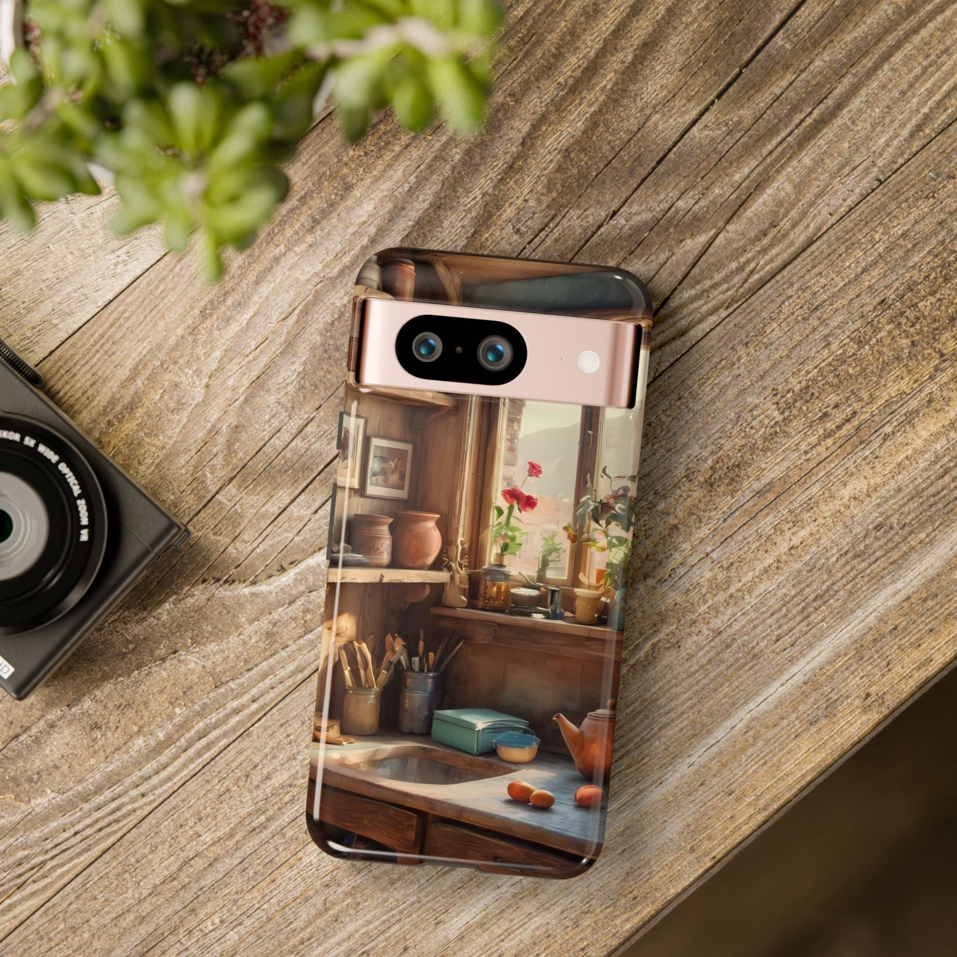 Vintage Vignettes Custom Phone Case for Google Pixel 8–Pixel 8 Pro, Pixel 7, Pixel 6 Pro, Pixel 6, Pixel 5 5G - Designed by Thalia