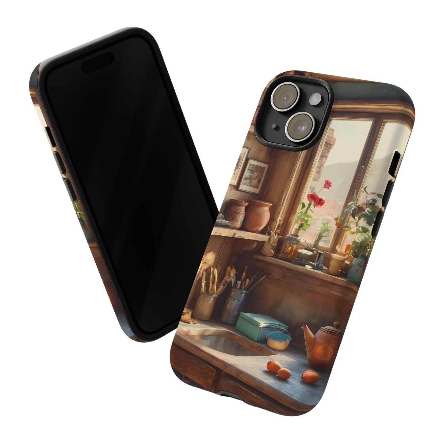 Vintage Vignettes Phone Case for iPhone 8–16 Pro Max, iPhone 8 Plus–13 Mini, iPhone XS–XS Max, iPhone 11–14 Pro Max - Designed by Thalia