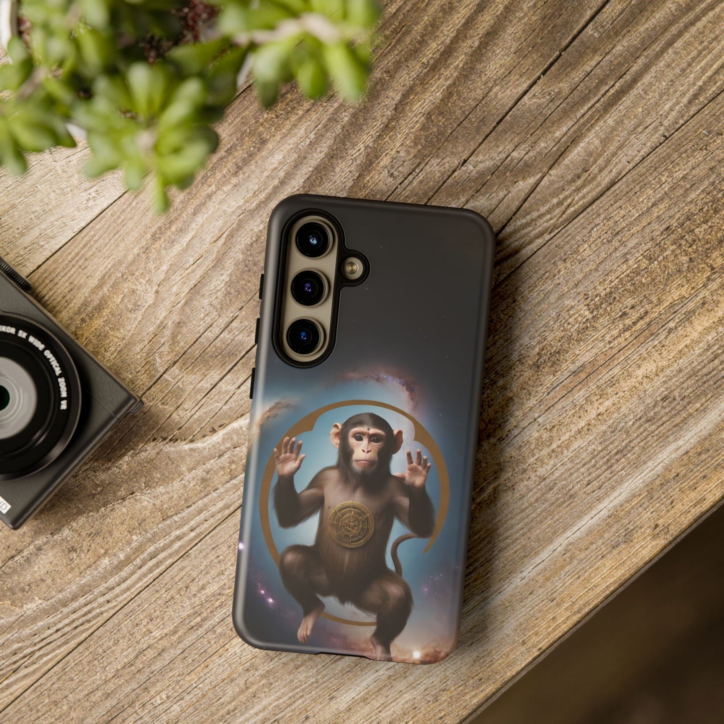 Chinese Zodiac Monkey Custom Phone Case for iPhone 8–16 Pro Max, Pixel 5–8 Pro, Galaxy S10–S24 Ultra - Designed by Thalia