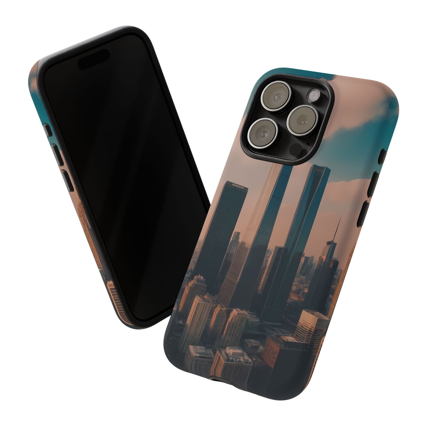 City Skylines Phone Case for iPhone 8–16 Pro Max, iPhone 8 Plus–13 Mini, iPhone XS–XS Max, iPhone 11–14 Pro Max - Designed by Thalia