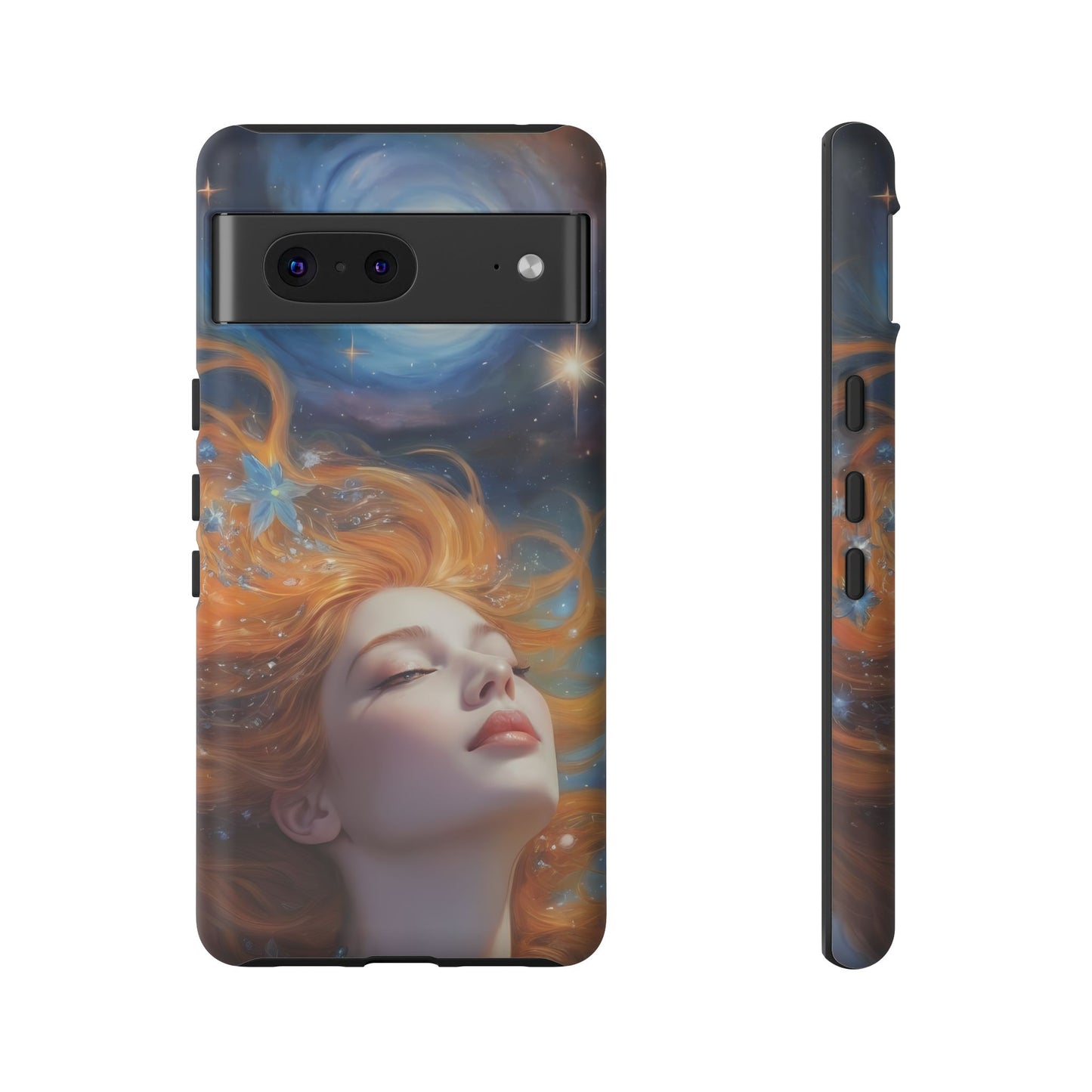 Celestial Dreams Custom Phone Case for Google Pixel 8 Pro, Pixel 8, Pixel 7, Pixel 6 Pro, Pixel 6, Pixel 5 5G - Designed by Thalia