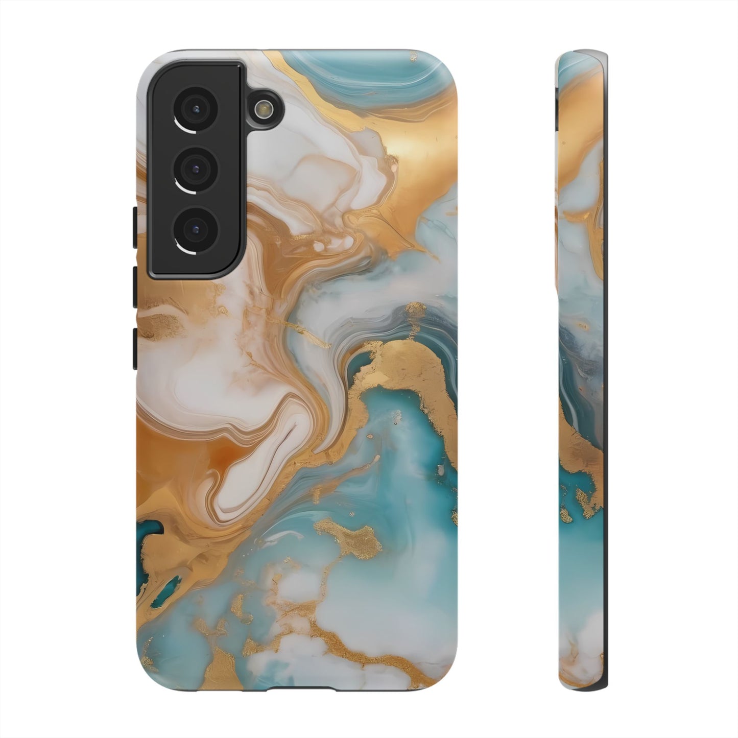 Marble Hues Phone Case for iPhone 8–16 Pro Max, Pixel 5–8 Pro, Galaxy S10–S24 Ultra - Designed by Thalia