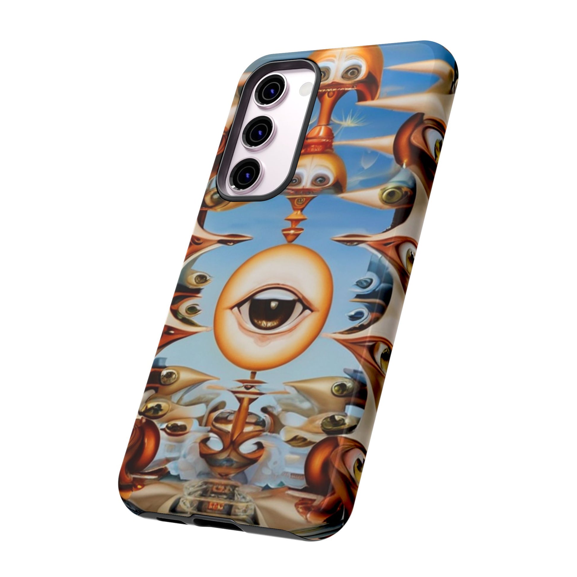 Surreal Suspect Custom Phone Case for Samsung Galaxy S10–S10 Plus, S20–S20 Ultra, S21, S22, S23, S24 Ultra - Designed by Thalia