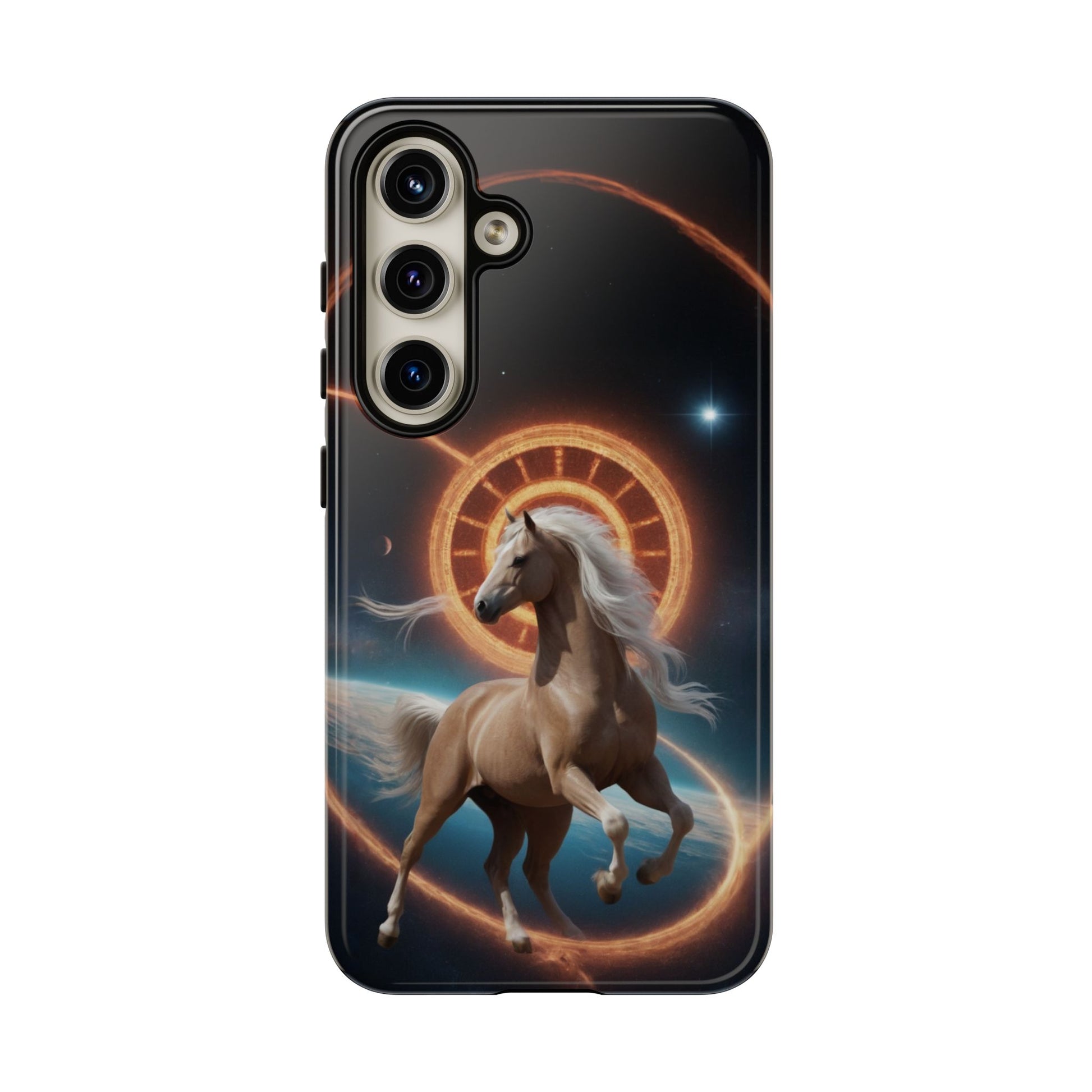 Chinese Zodiac Horse Custom Phone Case for iPhone 8–16 Pro Max, Pixel 5–8 Pro, Galaxy S10–S24 Ultra - Designed by Thalia