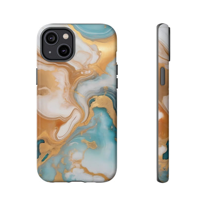 Marble Hues Phone Case for iPhone 8–16 Pro Max, Pixel 5–8 Pro, Galaxy S10–S24 Ultra - Designed by Thalia