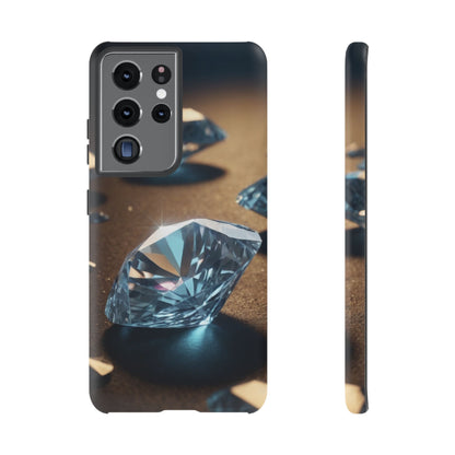 Raining Diamonds Custom Phone Case for Samsung Galaxy S10–S10 Plus, S20–S20 Ultra, S21, S22, S23, S24 Ultra - Designed by Thalia