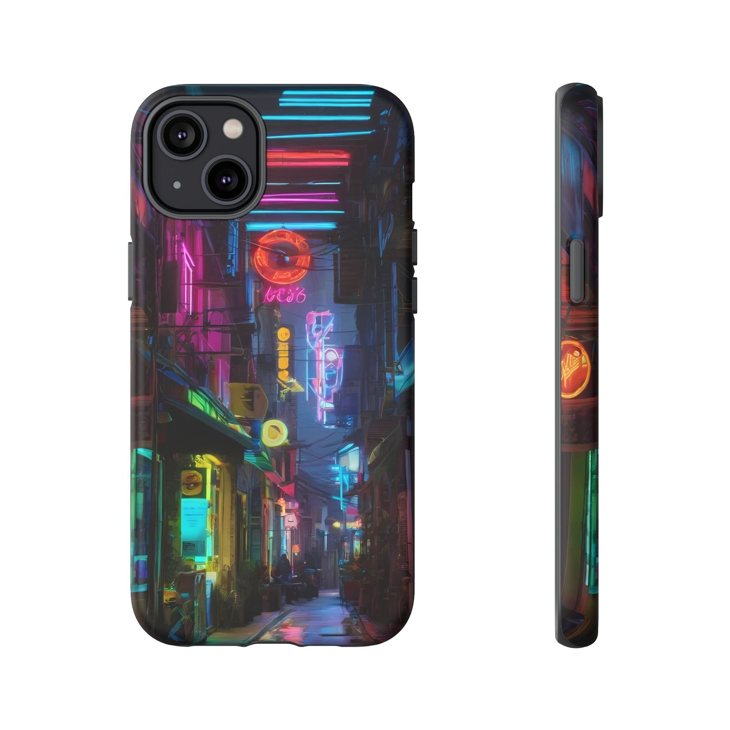 Electric Neon Phone Case for iPhone 8–16 Pro Max, iPhone 8 Plus–13 Mini, iPhone XS–XS Max, iPhone 11–14 Pro Max - Designed by Thalia