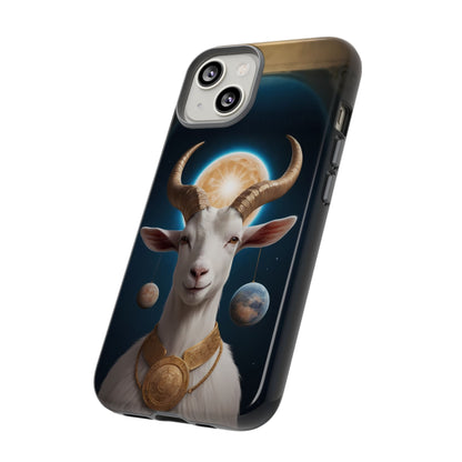 Chinese Zodiac Goat Phone Case for iPhone 8–16 Pro Max, iPhone 8 Plus–13 Mini, iPhone XS–XS Max, iPhone 11–14 Pro Max - Designed by Thalia