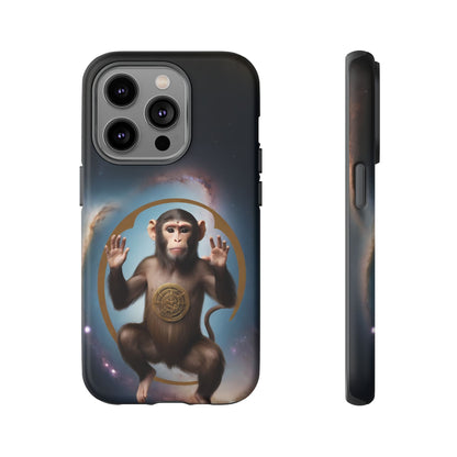 Chinese Zodiac Monkey Phone Case for iPhone 8–16 Pro Max, iPhone 8 Plus–13 Mini, iPhone XS–XS Max, iPhone 11–14 Pro Max - Designed by Thalia