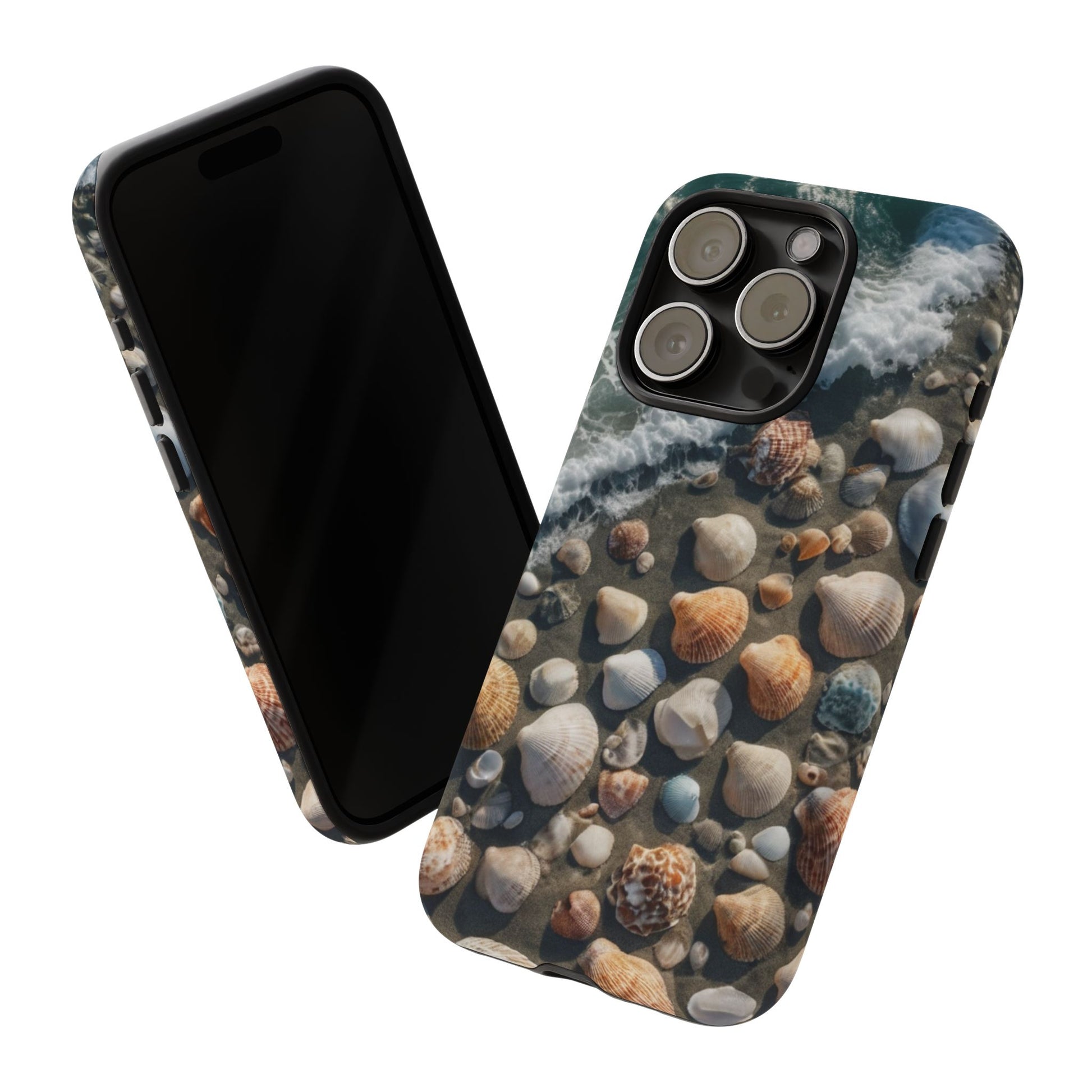 She Sells Sea Shells Phone Case for iPhone 8–16 Pro Max, Pixel 5–8 Pro, Galaxy S10–S24 Ultra - Designed by Thalia