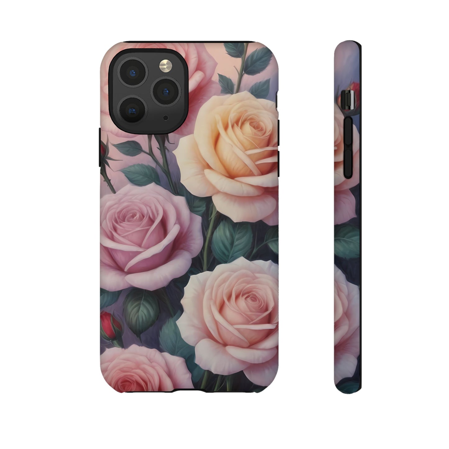 Bloom with Style - Roses Phone Case for iPhone 8–16 Pro Max, Pixel 5–8 Pro, Galaxy S10–S24 Ultra - Designed by Thalia