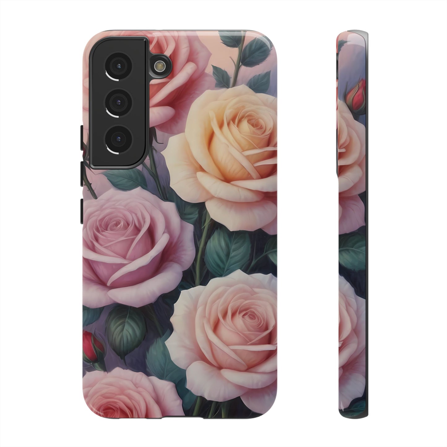 Roses Custom Phone Case for Samsung Galaxy S10–S10 Plus, S20–S20 Ultra, S21, S22, S23, S24 Ultra - Designed by Thalia