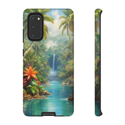 Tropical Paradise Phone Case for iPhone 8–16 Pro Max, Pixel 5–8 Pro, Galaxy S10–S24 Ultra - Designed by Thalia