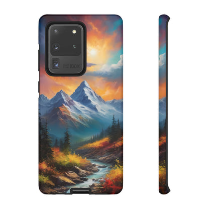 Mystic Mountains Phone Case for iPhone 8–16 Pro Max, Pixel 5–8 Pro, Galaxy S10–S24 Ultra - Designed by Thalia