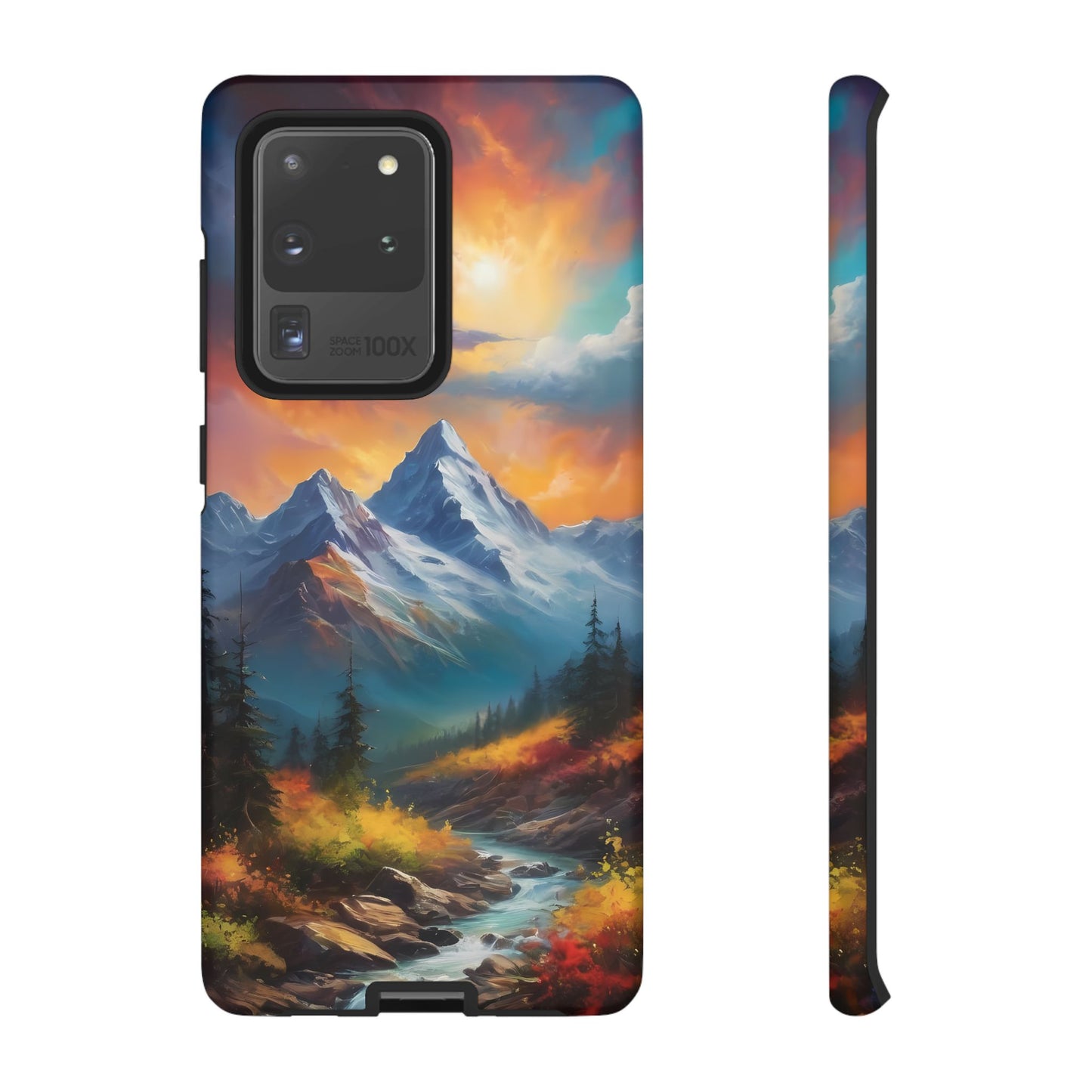 Mystic Mountains Custom Phone Case for Samsung Galaxy S10–S10 Plus, S20–S20 Ultra, S21, S22, S23, S24 Ultra - Designed by Thalia