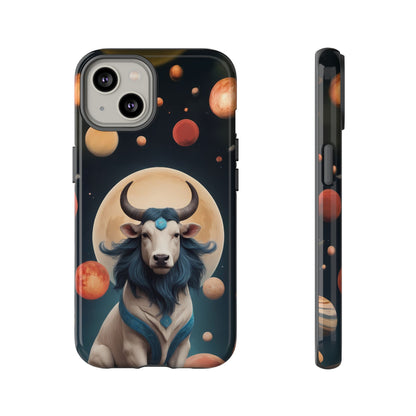 Chinese Zodiac Ox Phone Case for iPhone 8–16 Pro Max, iPhone 8 Plus–13 Mini, iPhone XS–XS Max, iPhone 11–14 Pro Max - Designed by Thalia