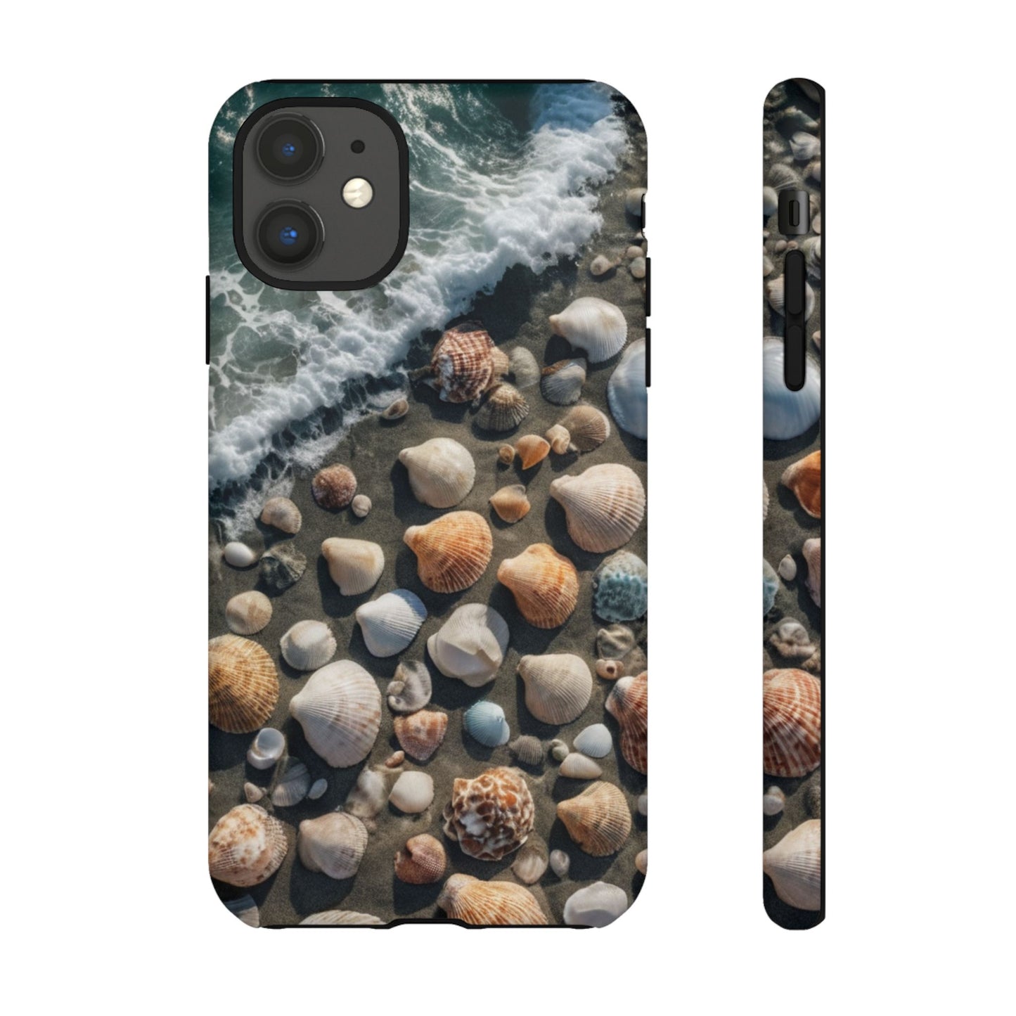 She Sells Sea Shells Phone Case for iPhone 8–16 Pro Max, Pixel 5–8 Pro, Galaxy S10–S24 Ultra - Designed by Thalia