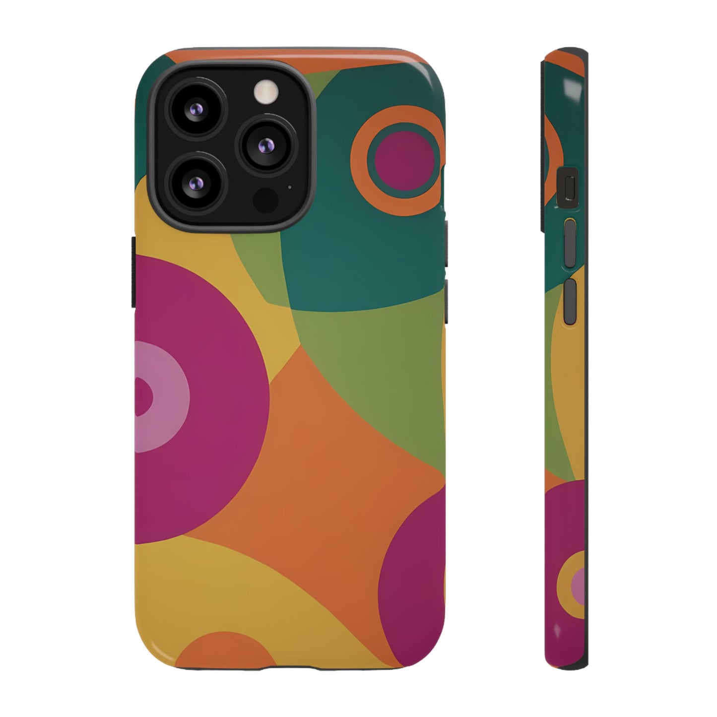 60s Retro Phone Case for iPhone 8–16 Pro Max, Pixel 5–8 Pro, Galaxy S10–S24 Ultra - Designed by Thalia