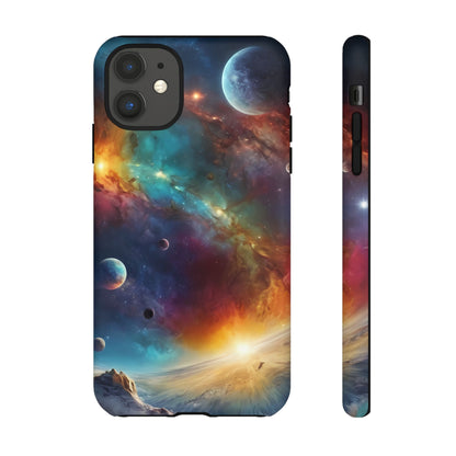 Cosmic Voyage Phone Case for iPhone 8–16 Pro Max, iPhone 8 Plus–13 Mini, iPhone XS–XS Max, iPhone 11–14 Pro Max - Designed by Thalia