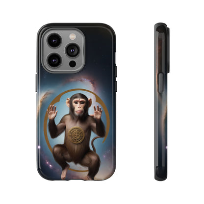 Chinese Zodiac Monkey Phone Case for iPhone 8–16 Pro Max, iPhone 8 Plus–13 Mini, iPhone XS–XS Max, iPhone 11–14 Pro Max - Designed by Thalia