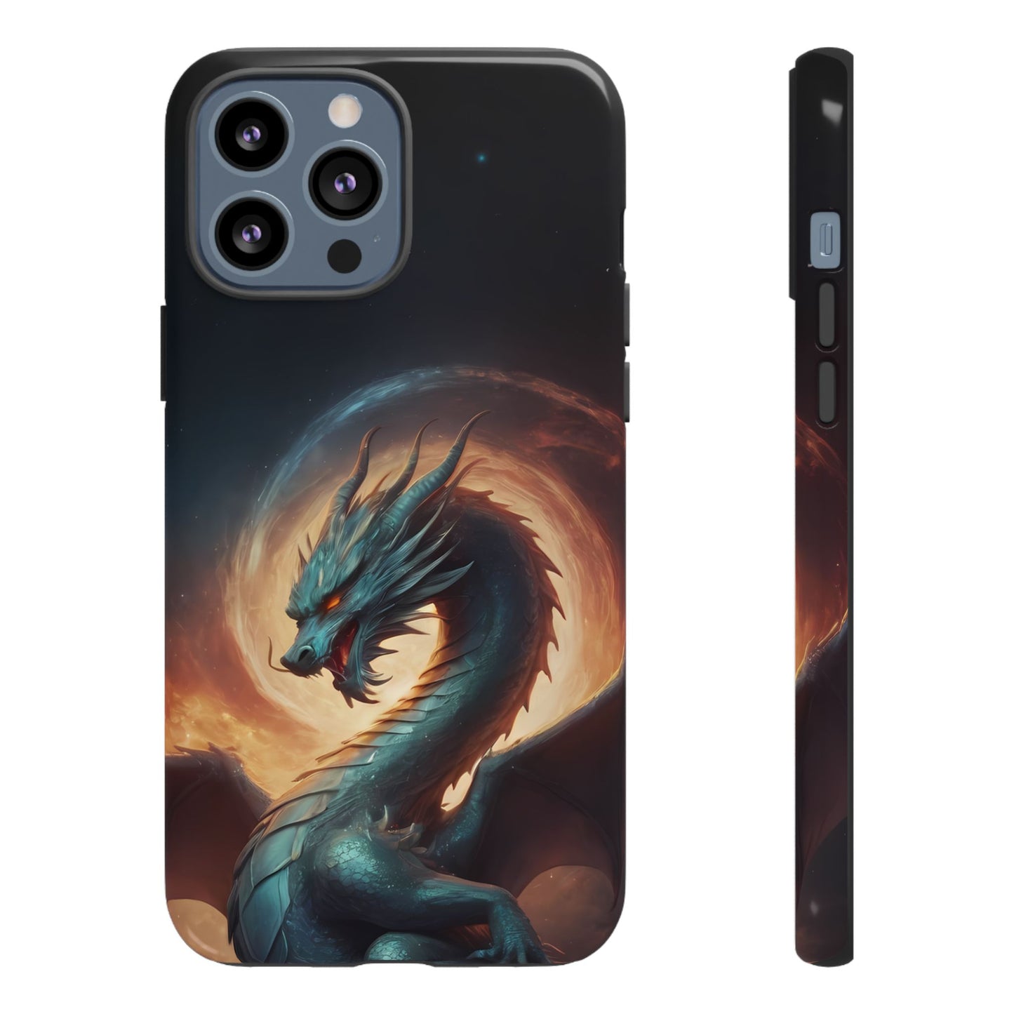 Chinese Zodiac Dragon Phone Case for iPhone 8–16 Pro Max, Pixel 5–8 Pro, Galaxy S10–S24 Ultra - Designed by Thalia