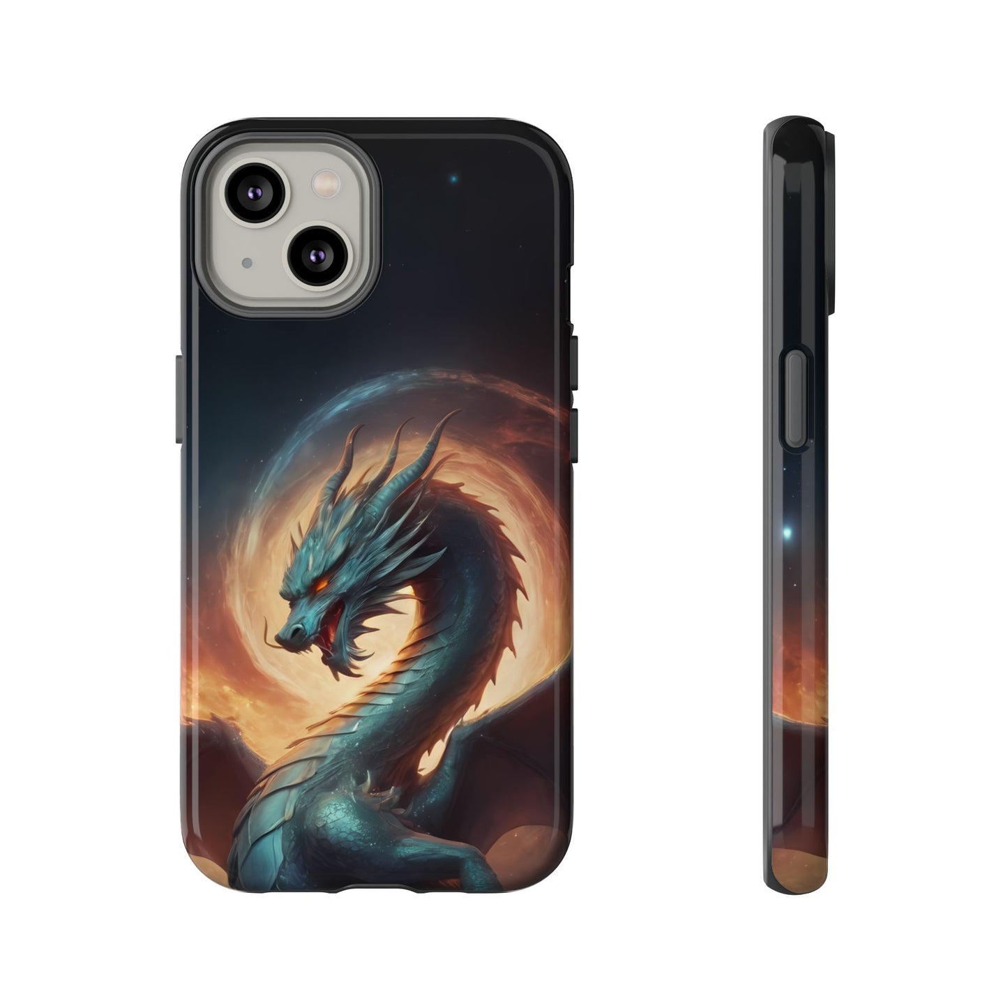 Chinese Zodiac Dragon Phone Case for iPhone 8–16 Pro Max, Pixel 5–8 Pro, Galaxy S10–S24 Ultra - Designed by Thalia