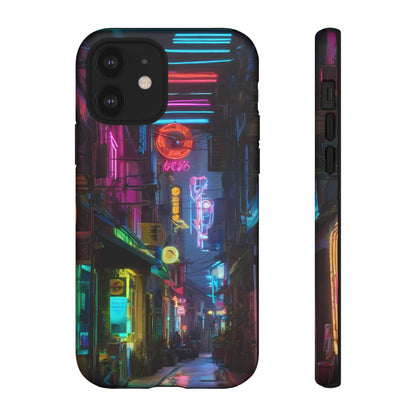 Electric Neon Phone Case for iPhone 8–16 Pro Max, iPhone 8 Plus–13 Mini, iPhone XS–XS Max, iPhone 11–14 Pro Max - Designed by Thalia