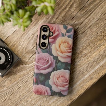 Roses Custom Phone Case for Samsung Galaxy S10–S10 Plus, S20–S20 Ultra, S21, S22, S23, S24 Ultra - Designed by Thalia