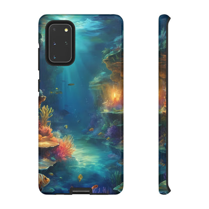 Oceanic Depths Custom Phone Case for Samsung Galaxy S10–S10 Plus, S20–S20 Ultra, S21, S22, S23, S24 Ultra - Designed by Thalia