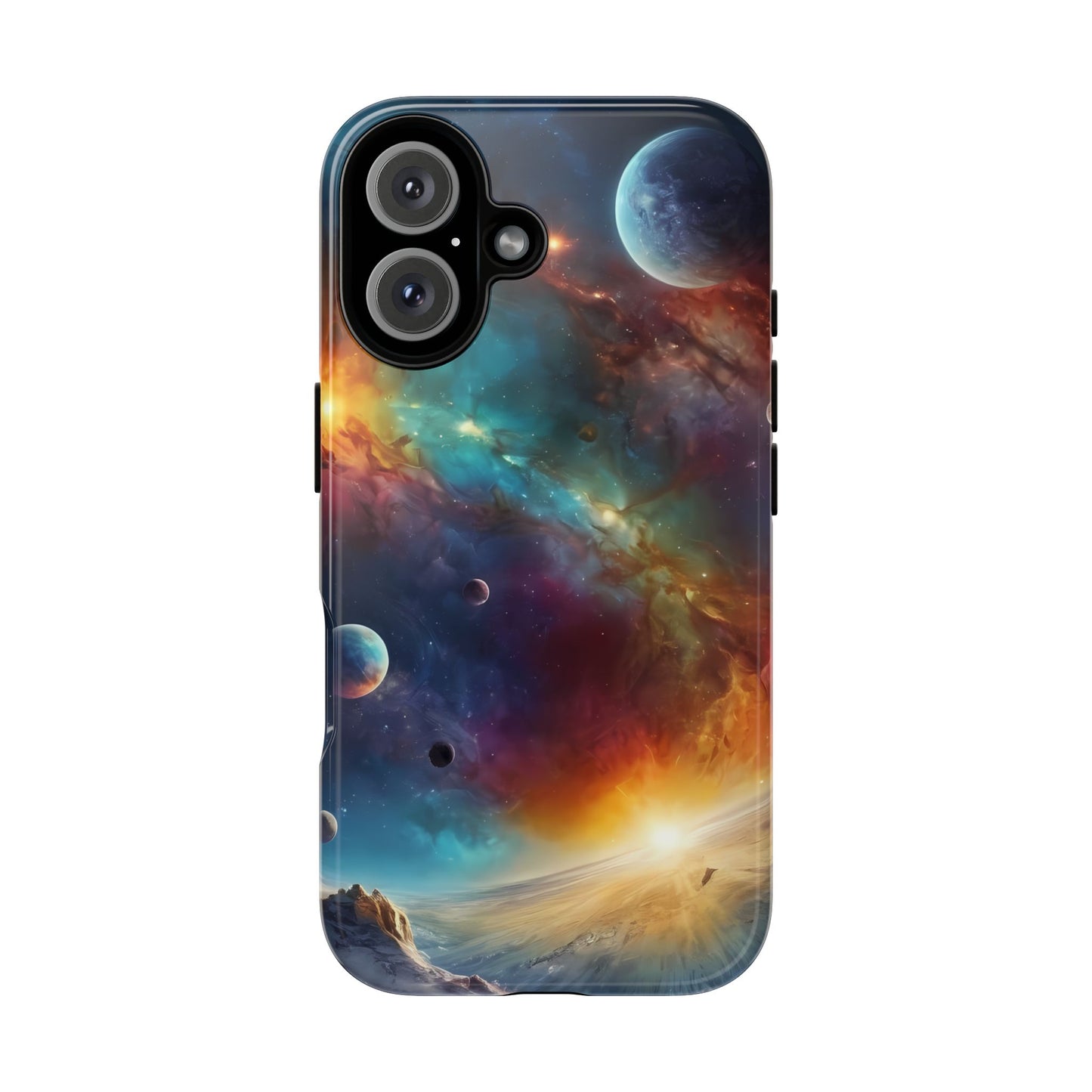 Cosmic Voyage Phone Case for iPhone 8–16 Pro Max, iPhone 8 Plus–13 Mini, iPhone XS–XS Max, iPhone 11–14 Pro Max - Designed by Thalia