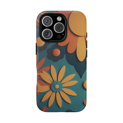 70s Retro Phone Case for iPhone 8–16 Pro Max, iPhone 8 Plus–13 Mini, iPhone XS–XS Max, iPhone 11–14 Pro Max - Designed by Thalia