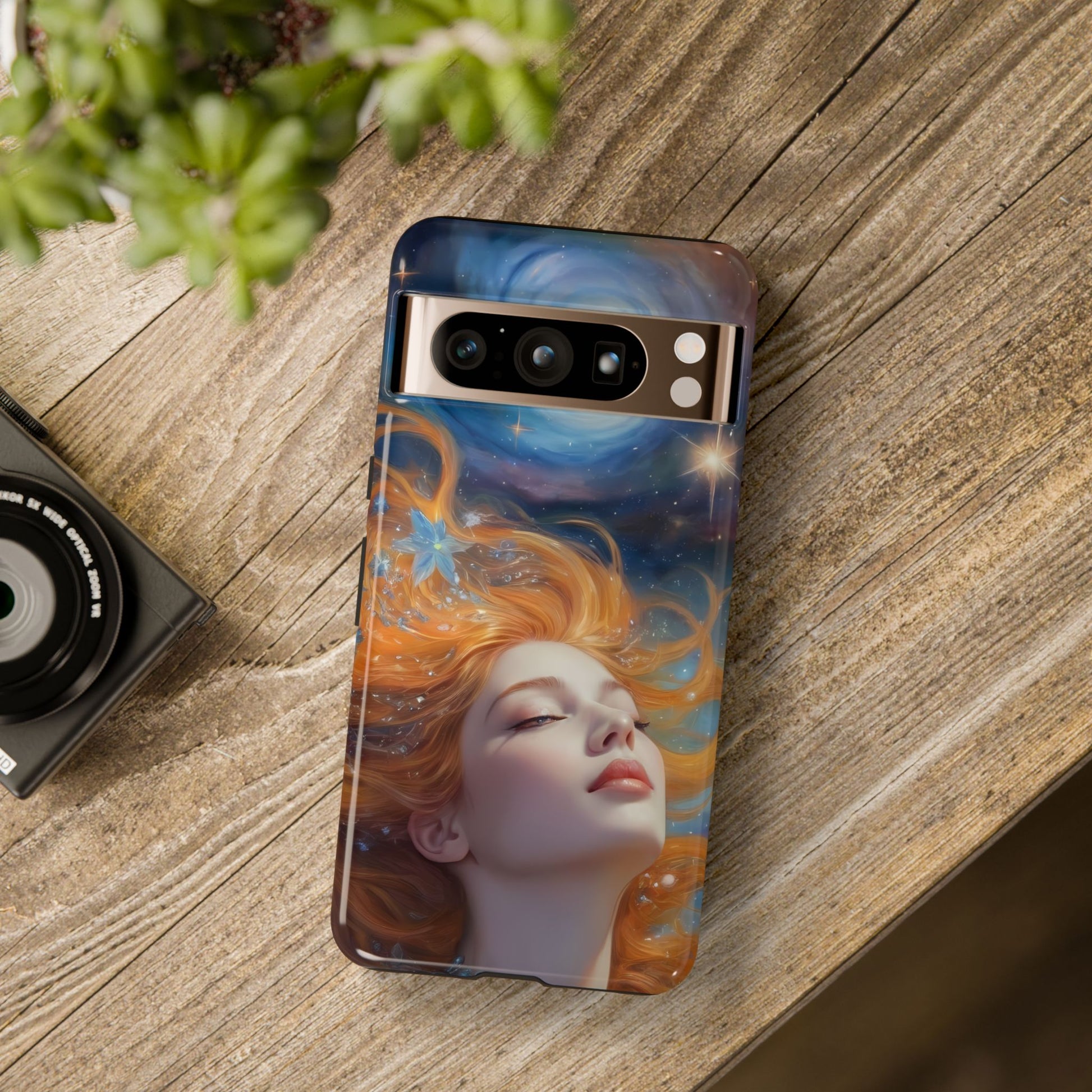 Celestial Dreams Custom Phone Case for Google Pixel 8 Pro, Pixel 8, Pixel 7, Pixel 6 Pro, Pixel 6, Pixel 5 5G - Designed by Thalia