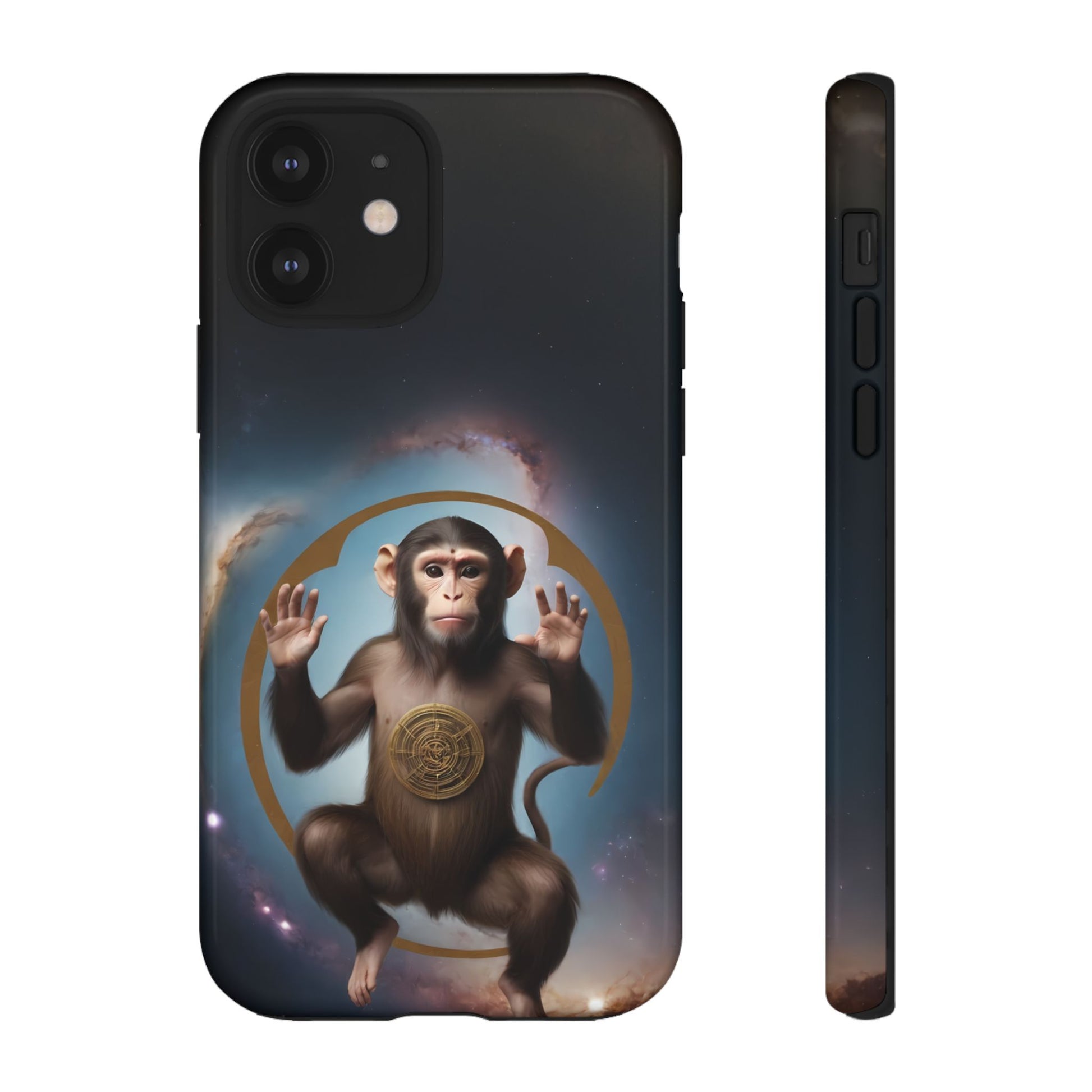 Chinese Zodiac Monkey Custom Phone Case for iPhone 8–16 Pro Max, Pixel 5–8 Pro, Galaxy S10–S24 Ultra - Designed by Thalia