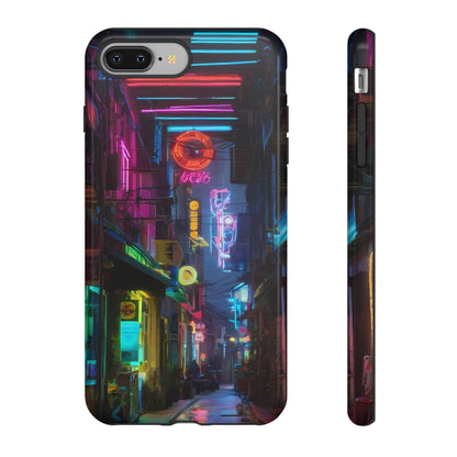 Electric Neon Phone Case for iPhone 8–16 Pro Max, iPhone 8 Plus–13 Mini, iPhone XS–XS Max, iPhone 11–14 Pro Max - Designed by Thalia