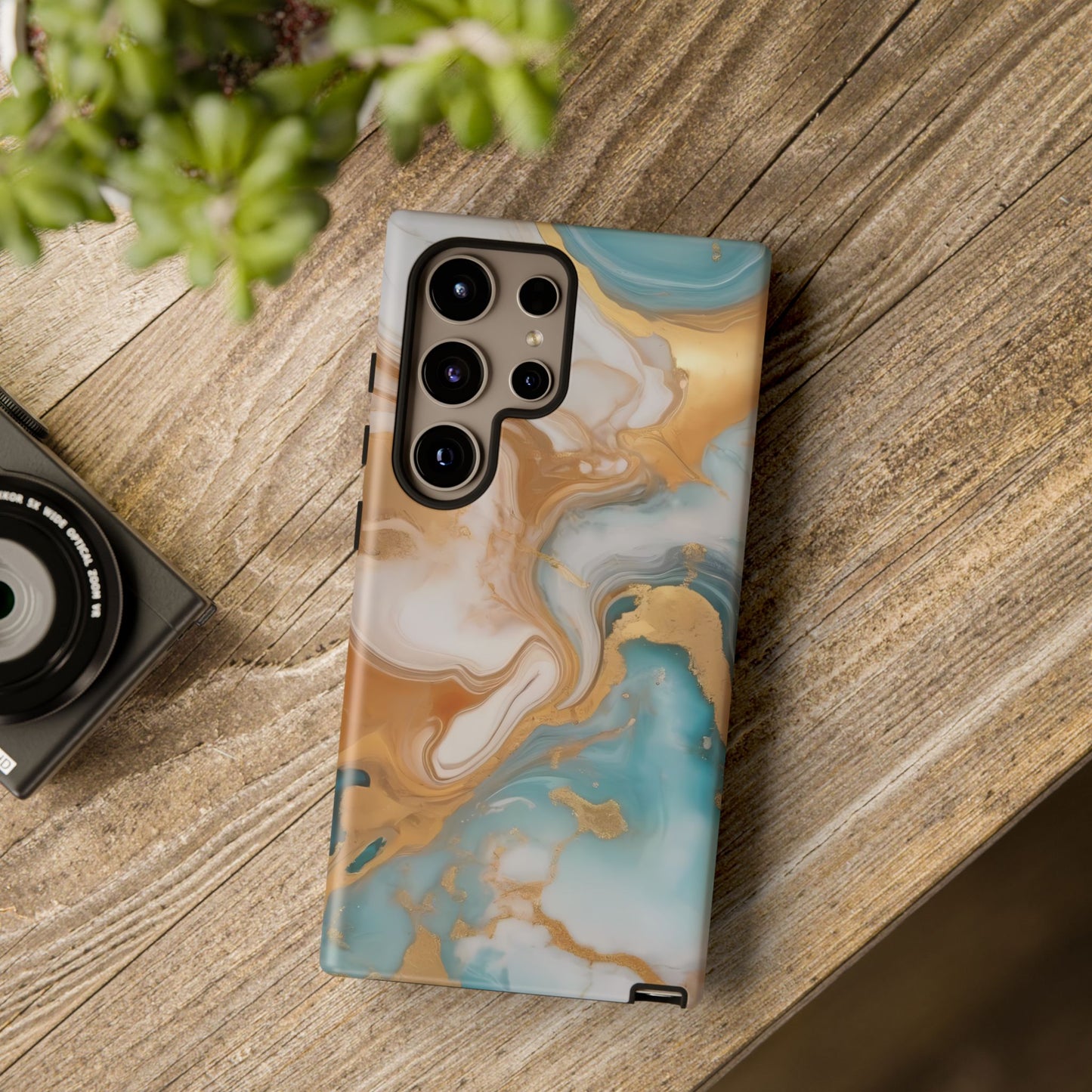 Marble Hues Custom Phone Case for Samsung Galaxy S10–S10 Plus, S20–S20 Ultra, S21, S22, S23, S24 Ultra - Designed by Thalia