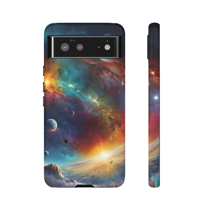 Cosmic Voyage Phone Case for iPhone 8–16 Pro Max, Pixel 5–8 Pro, Galaxy S10–S24 Ultra - Designed by Thalia