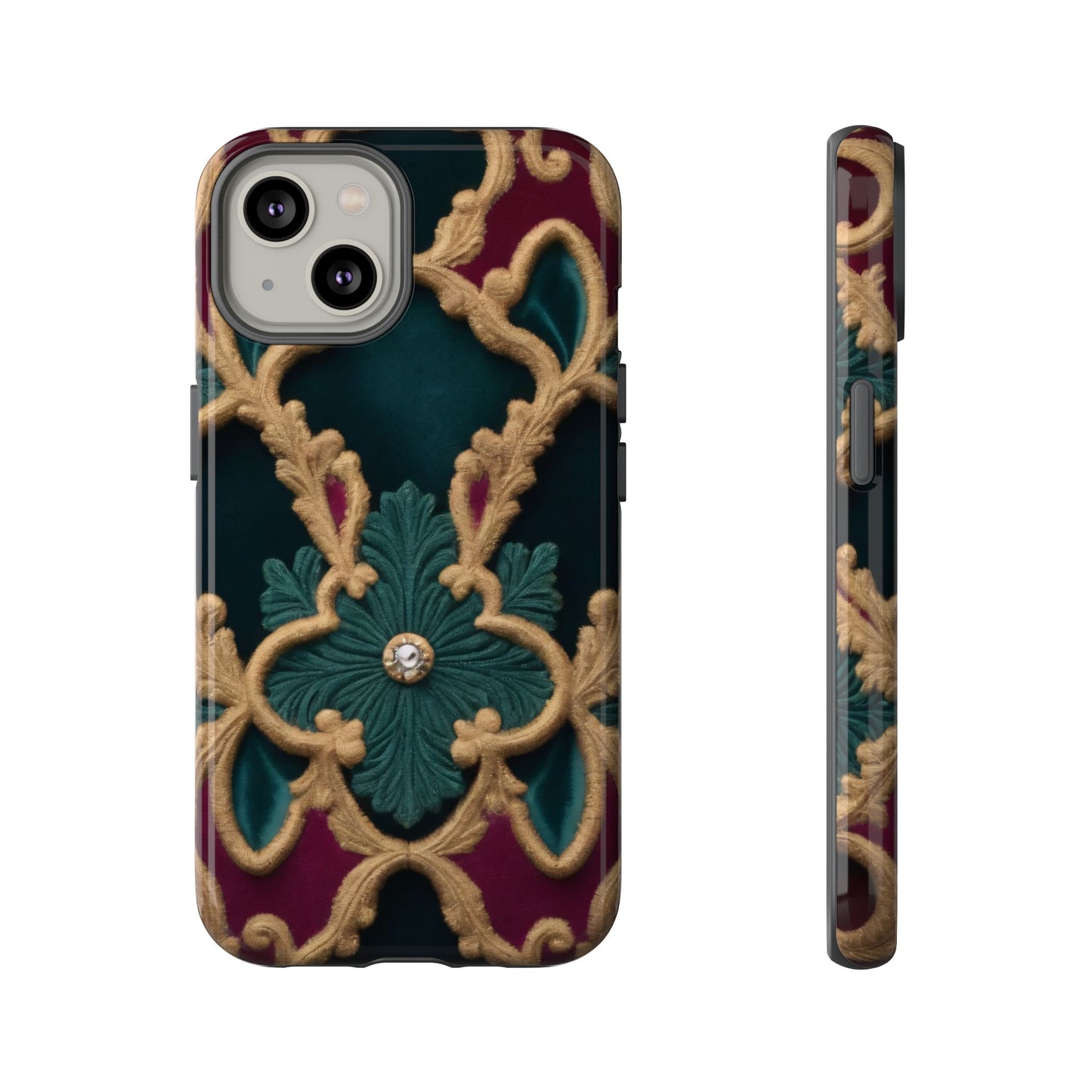 Velvet Luxe Phone Case for iPhone 8–16 Pro Max, iPhone 8 Plus–13 Mini, iPhone XS–XS Max, iPhone 11–14 Pro Max - Designed by Thalia