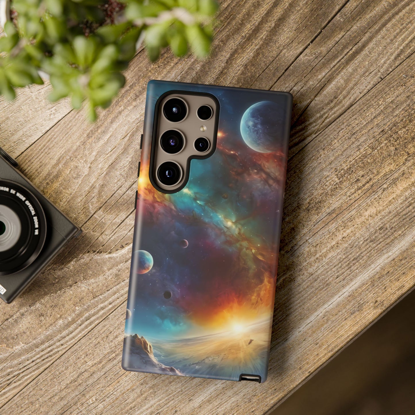 Cosmic Voyage Custom Phone Case for Samsung Galaxy S10–S24 - Designed by Thalia