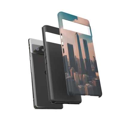 City Skylines Phone Case for Google Pixel 8 Pro, Pixel 8, Pixel 7, Pixel 6 Pro, Pixel 6, Pixel 5 5G - Designed by Thalia