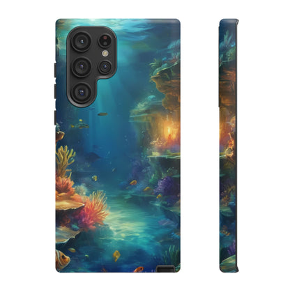 Oceanic Depths Custom Phone Case for Samsung Galaxy S10–S10 Plus, S20–S20 Ultra, S21, S22, S23, S24 Ultra - Designed by Thalia