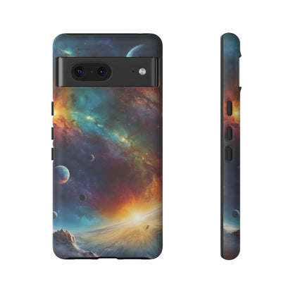 Cosmic Voyage Phone Case for iPhone 8–16 Pro Max, Pixel 5–8 Pro, Galaxy S10–S24 Ultra - Designed by Thalia