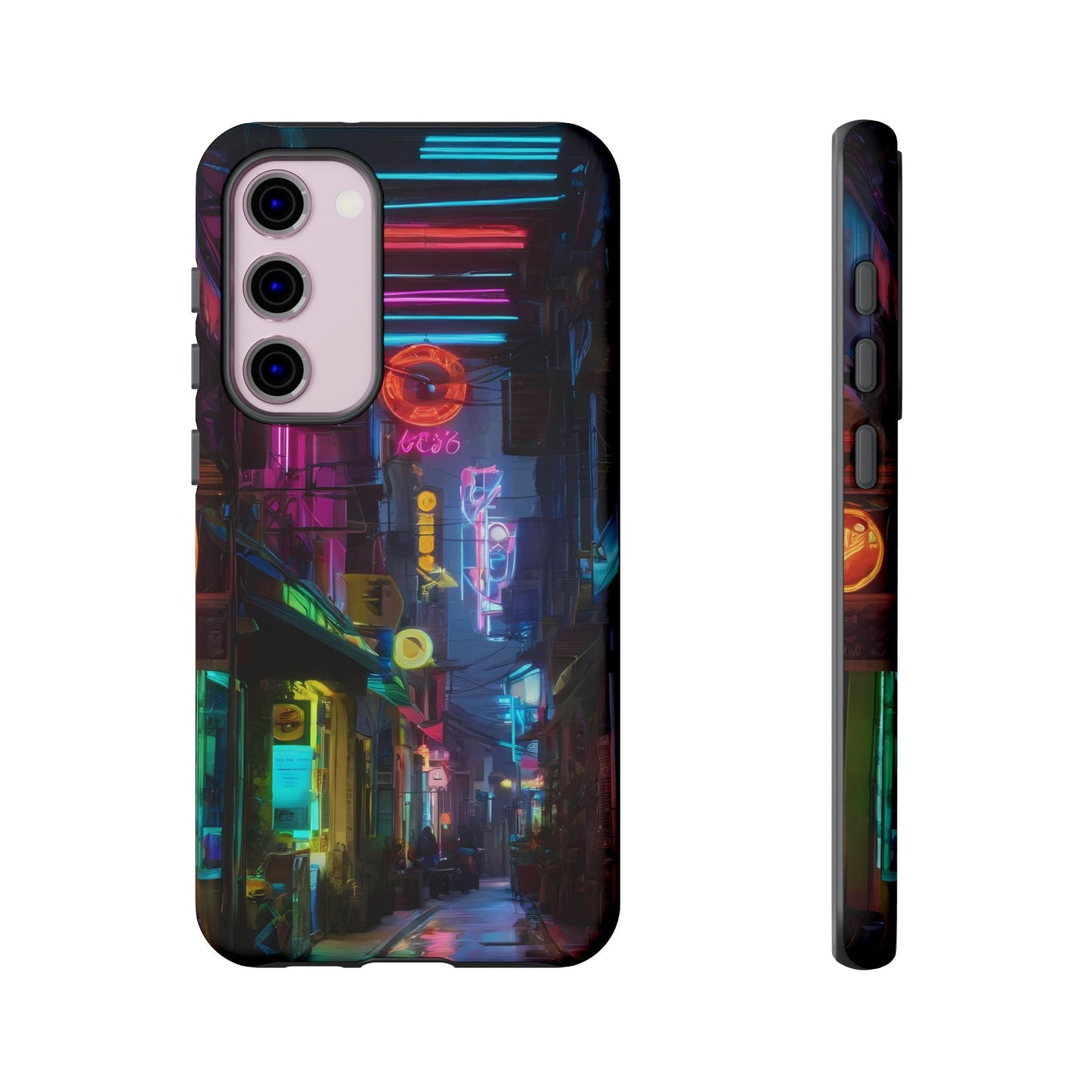 Electric Neon Custom Phone Case for Samsung Galaxy S10–S24 - Designed by Thalia