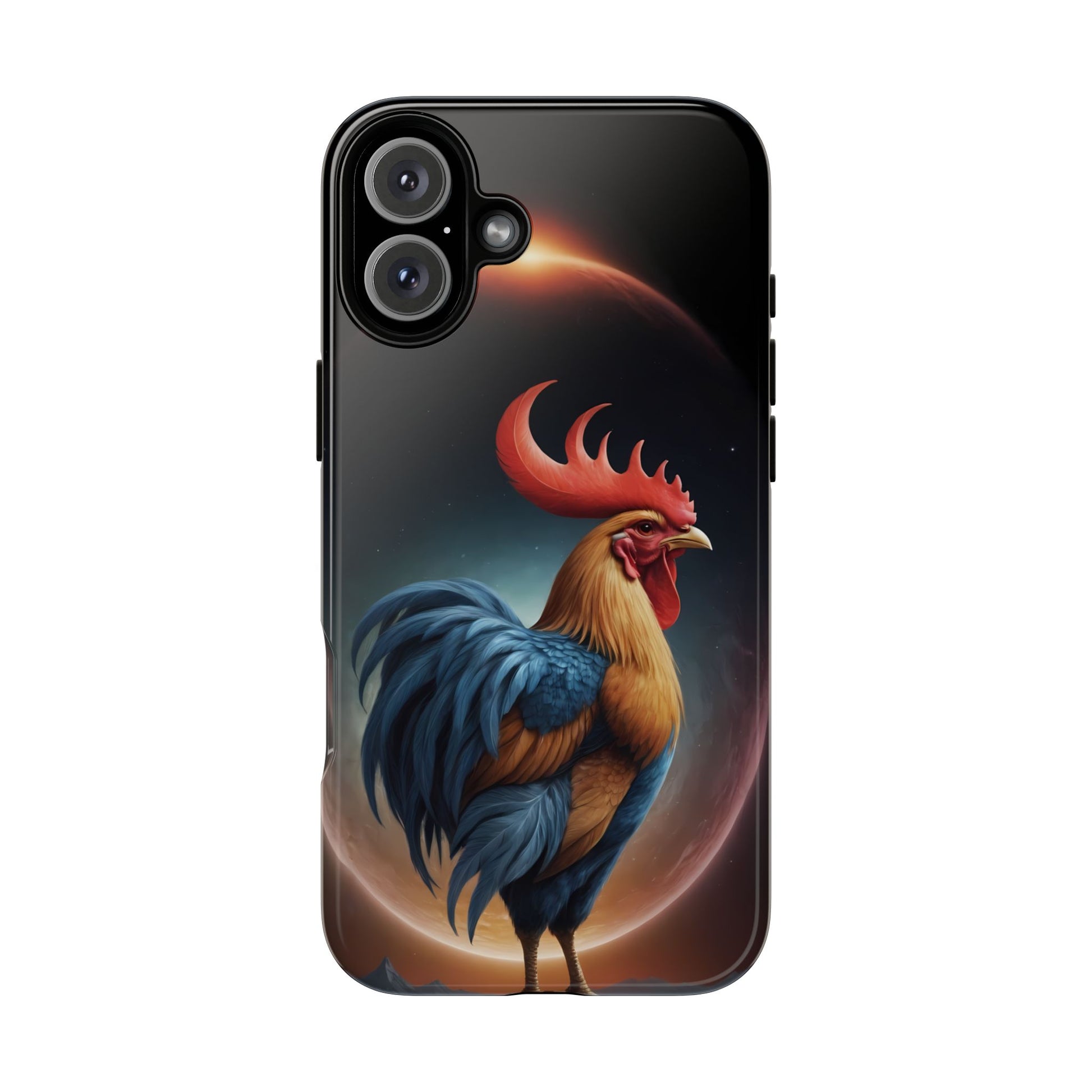 Chinese Zodiac Rooster Custom Phone Case for iPhone 8–16 Pro Max, Pixel 5–8 Pro, Galaxy S10–S24 Ultra - Designed by Thalia