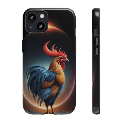 Chinese Zodiac Rooster Custom Phone Case for iPhone 8–16 Pro Max, Pixel 5–8 Pro, Galaxy S10–S24 Ultra - Designed by Thalia