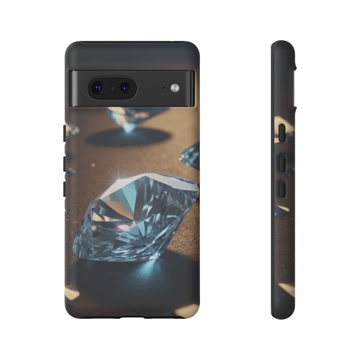 Raining Diamonds Phone Case for Google Pixel 8–Pixel 8 Pro, Pixel 7, Pixel 6 Pro, Pixel 6, Pixel 5 5G - Designed by Thalia